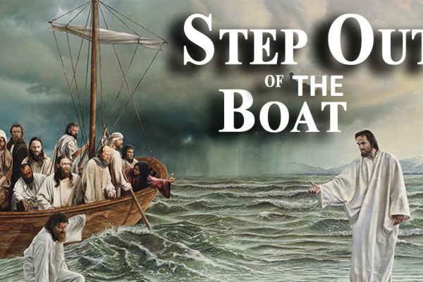 step out of the boat